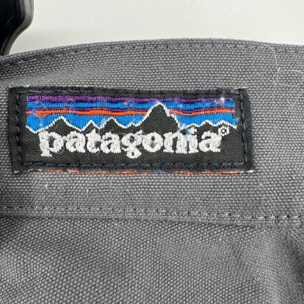Patagonia Mens Gray Nylon Canvas Hiking Utility Shorts Size‎ 38 Regular